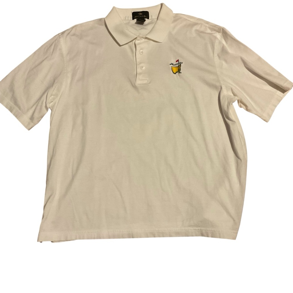 Antigua x The Masters Augusta National white Performance Golf‎ Polo Shirt Mens